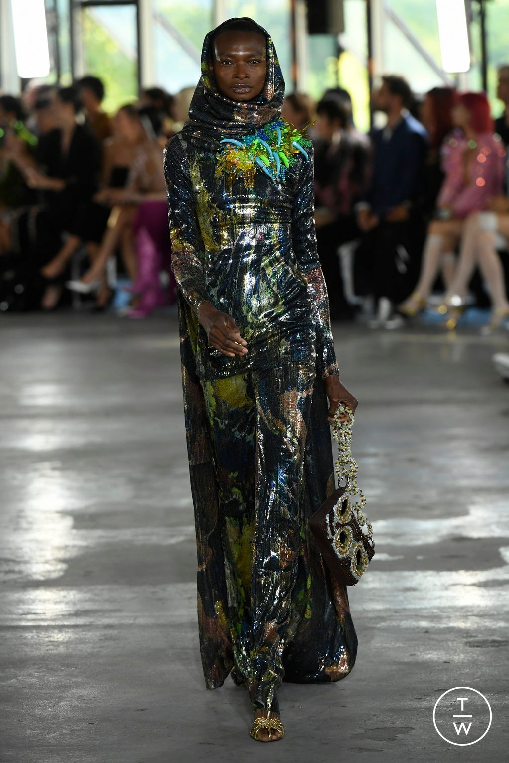 Fashion Week Paris Spring/Summer 2024 look 1 from the Germanier collection womenswear
