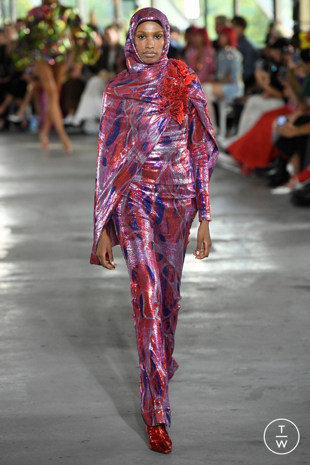 Fashion Week Paris Spring/Summer 2024 look 2 from the Germanier collection womenswear