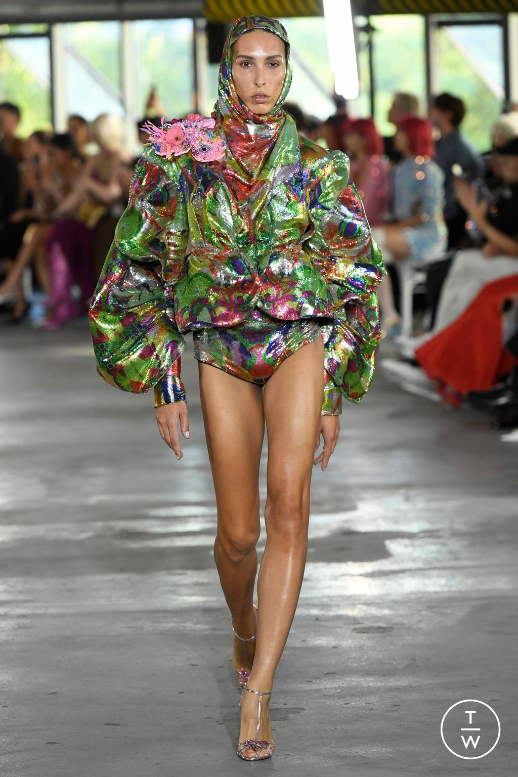 Fashion Week Paris Spring/Summer 2024 look 3 from the Germanier collection womenswear