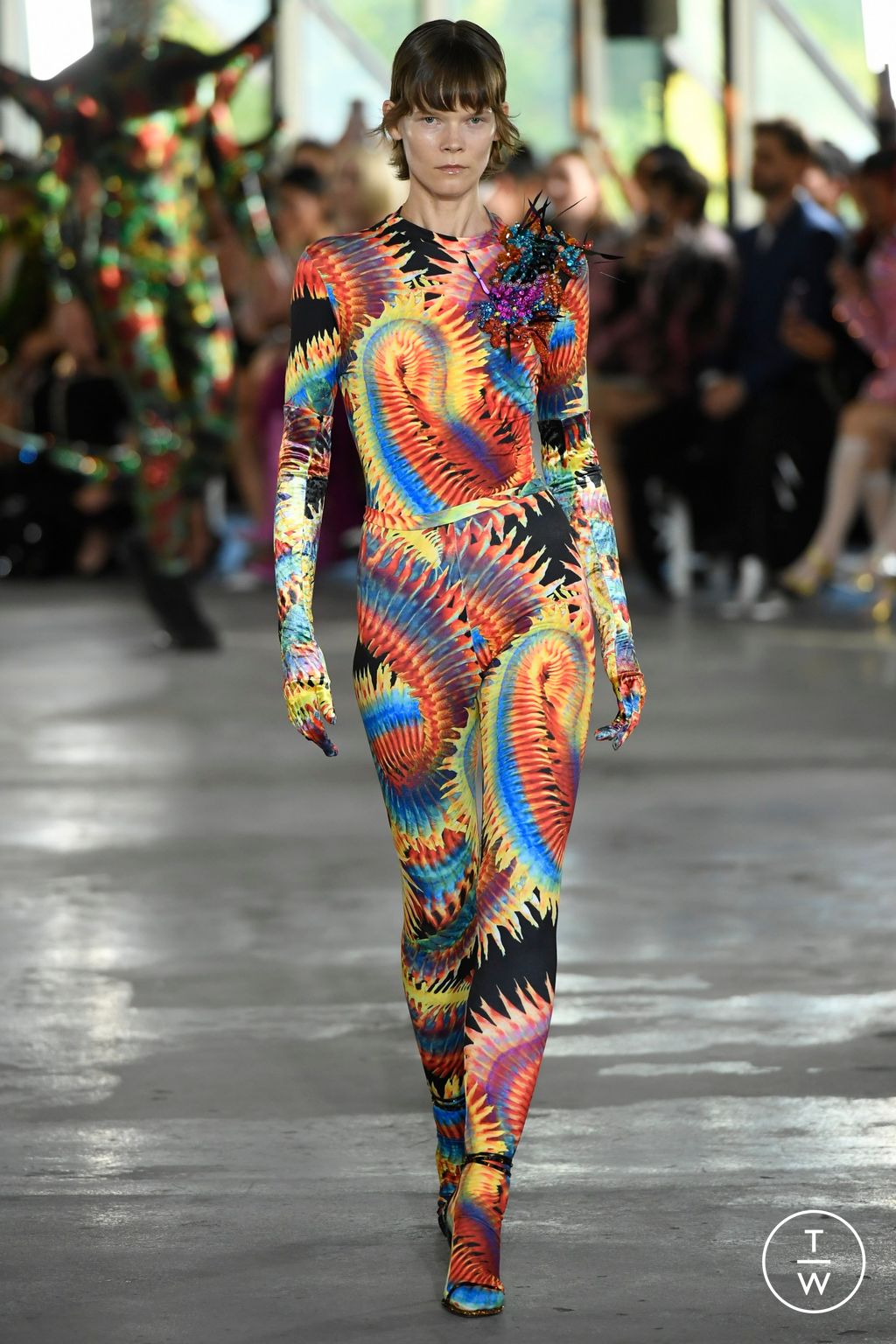 Fashion Week Paris Spring/Summer 2024 look 4 from the Germanier collection womenswear