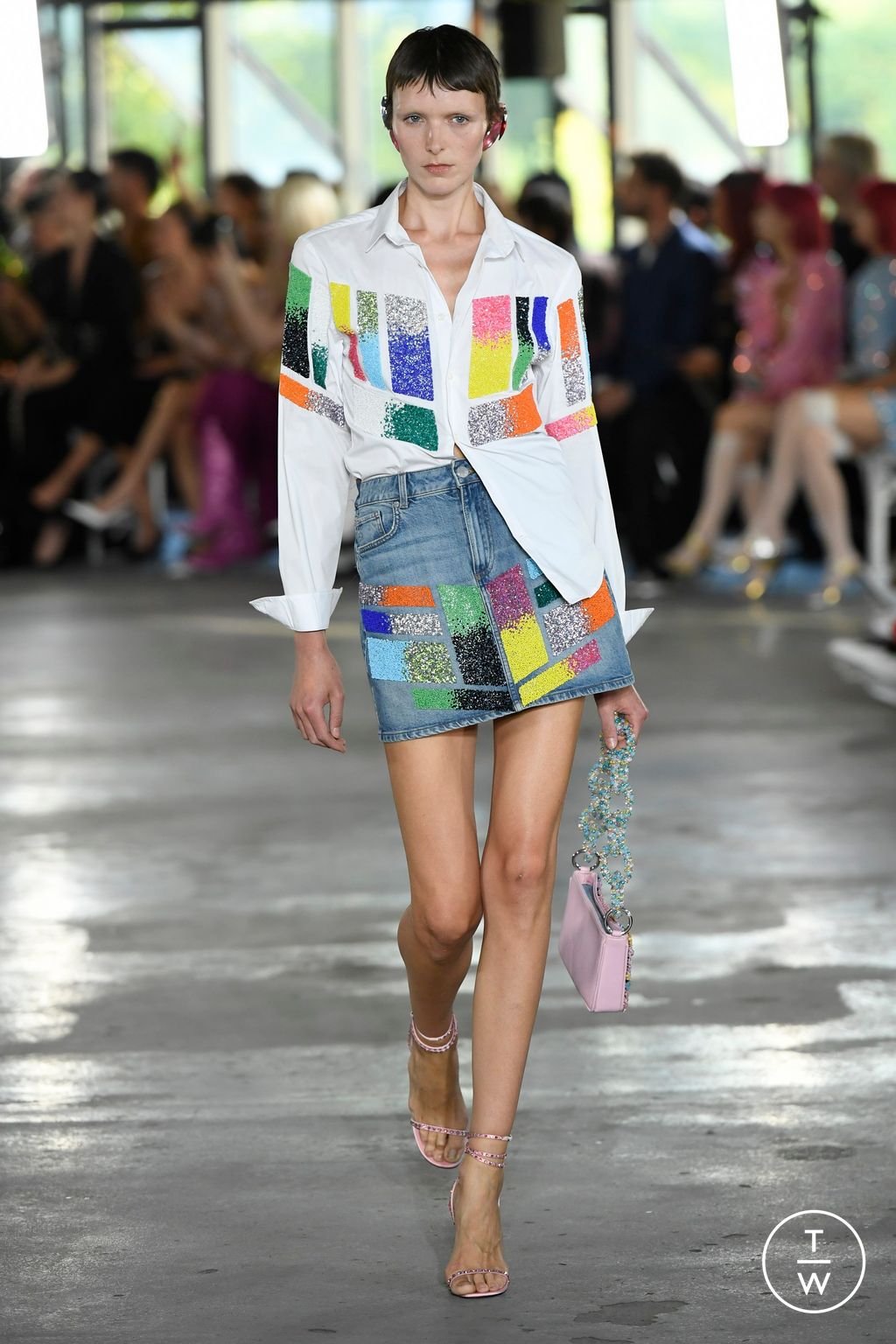 Fashion Week Paris Spring/Summer 2024 look 7 from the Germanier collection womenswear