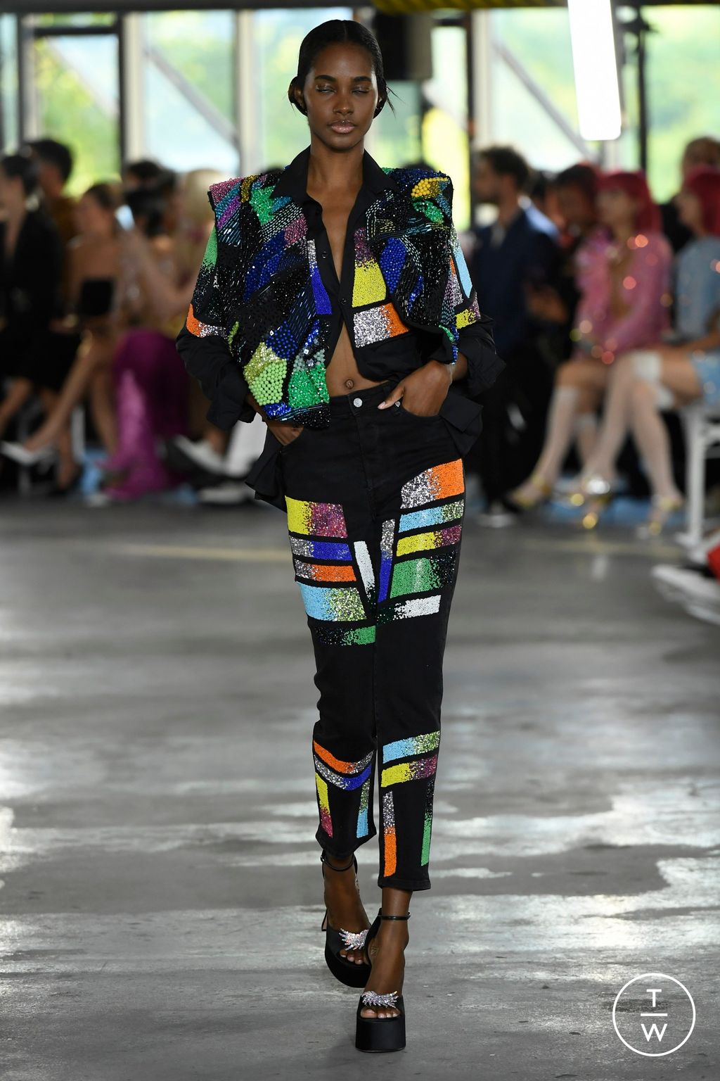 Fashion Week Paris Spring/Summer 2024 look 9 from the Germanier collection womenswear