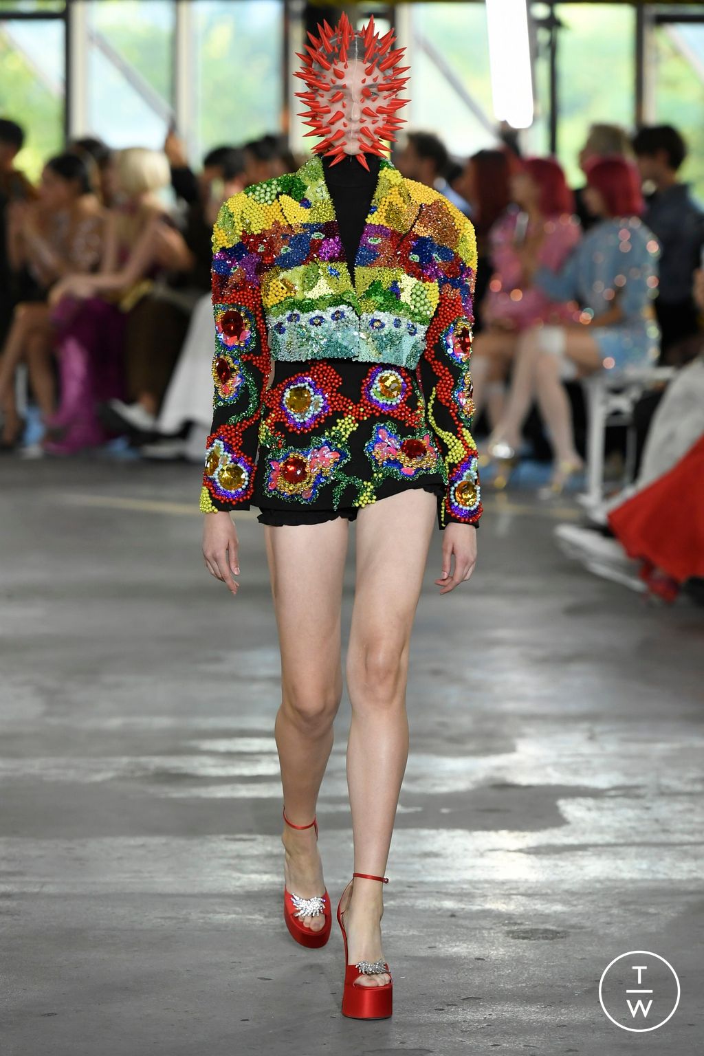 Fashion Week Paris Spring/Summer 2024 look 13 de la collection Germanier womenswear