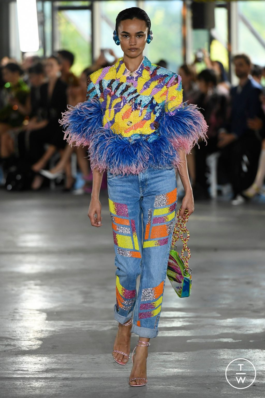 Fashion Week Paris Spring/Summer 2024 look 14 from the Germanier collection womenswear