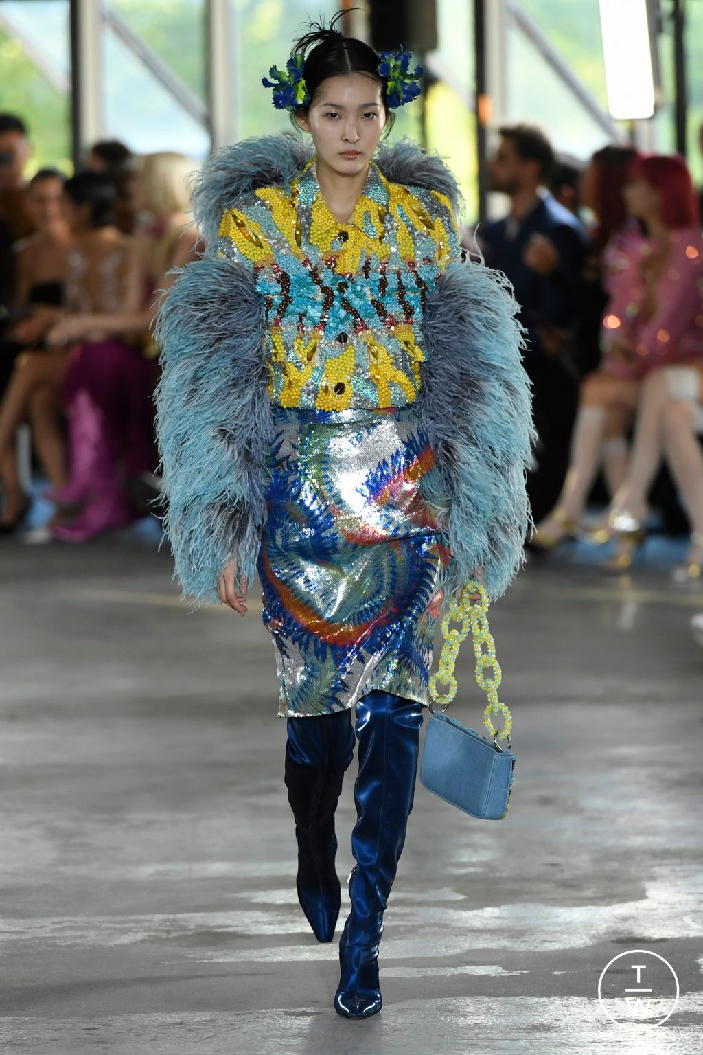 Fashion Week Paris Spring/Summer 2024 look 15 from the Germanier collection 女装