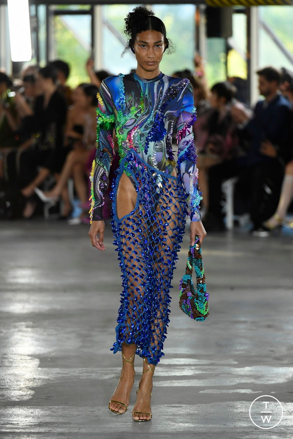 Fashion Week Paris Spring/Summer 2024 look 16 from the Germanier collection womenswear