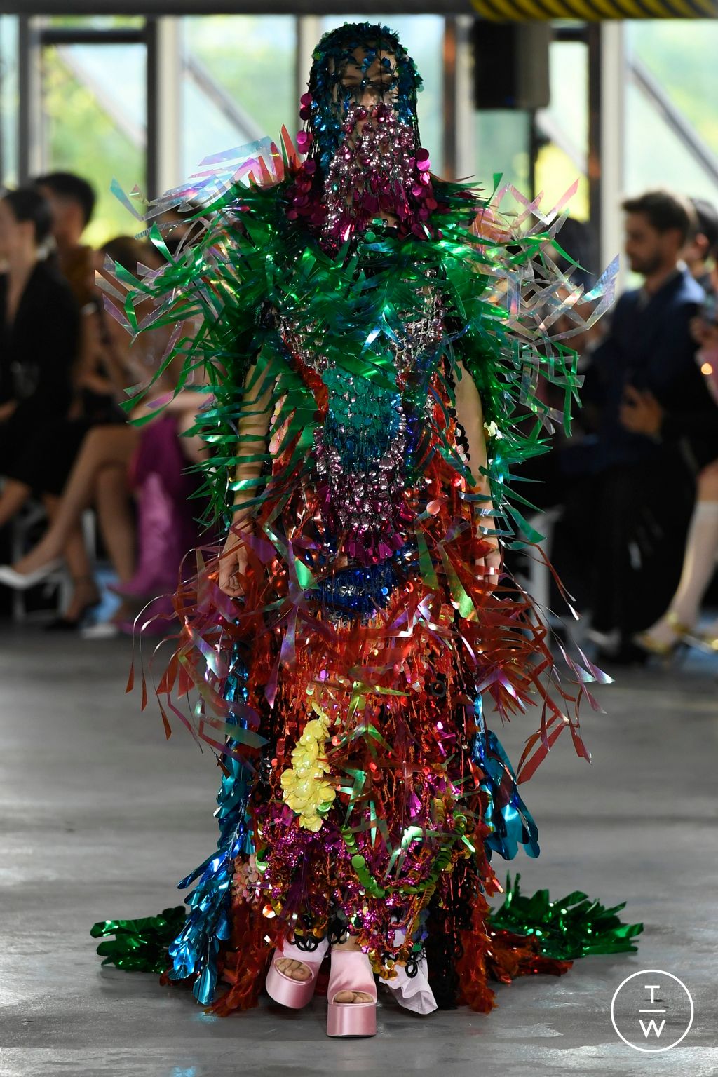 Fashion Week Paris Spring/Summer 2024 look 18 from the Germanier collection womenswear