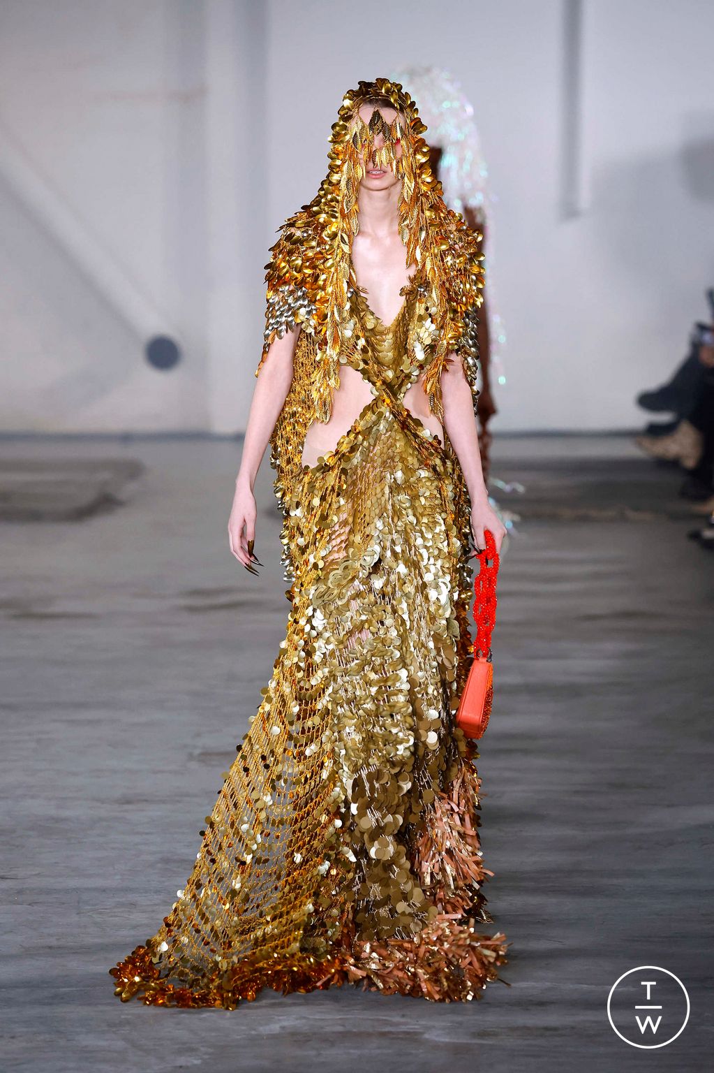 Fashion Week Paris Spring/Summer 2025 look 5 from the Germanier collection womenswear