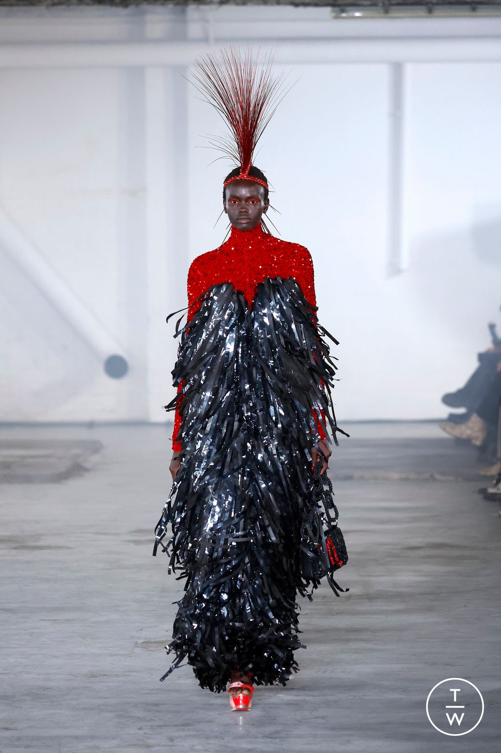 Fashion Week Paris Spring/Summer 2025 look 8 from the Germanier collection 女装