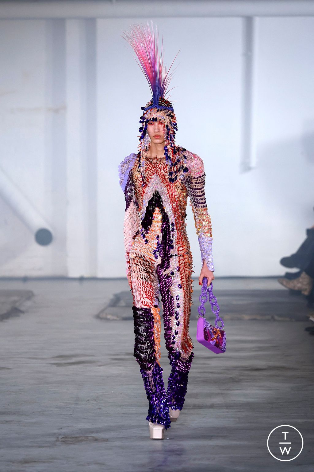 Fashion Week Paris Spring/Summer 2025 look 9 from the Germanier collection 女装