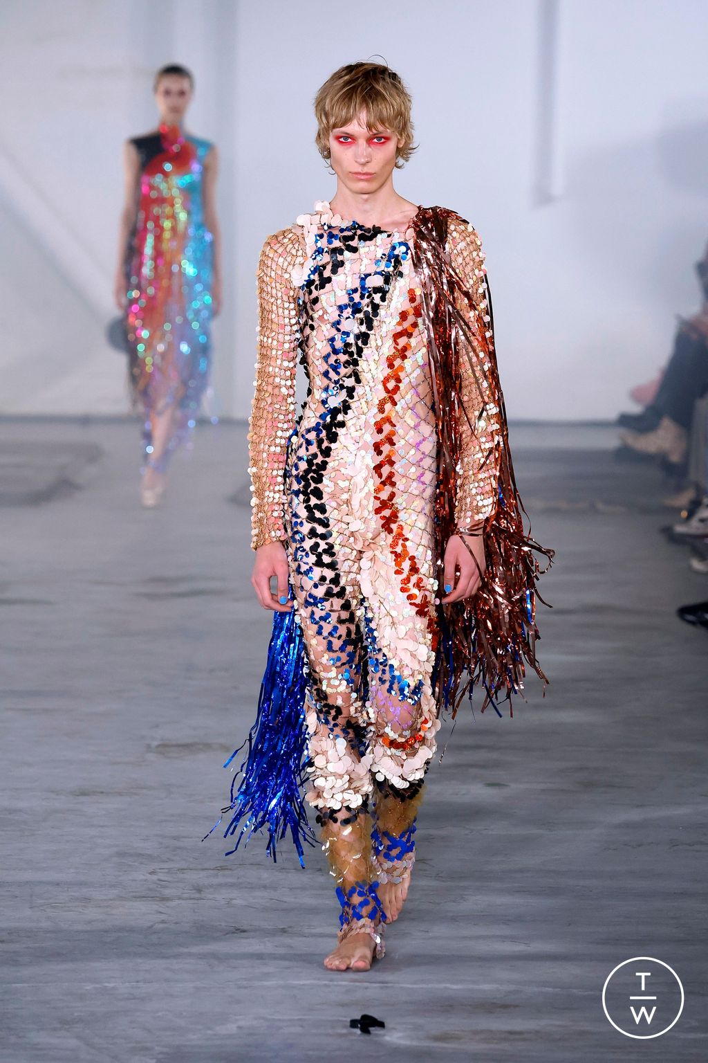 Fashion Week Paris Spring/Summer 2025 look 13 from the Germanier collection womenswear