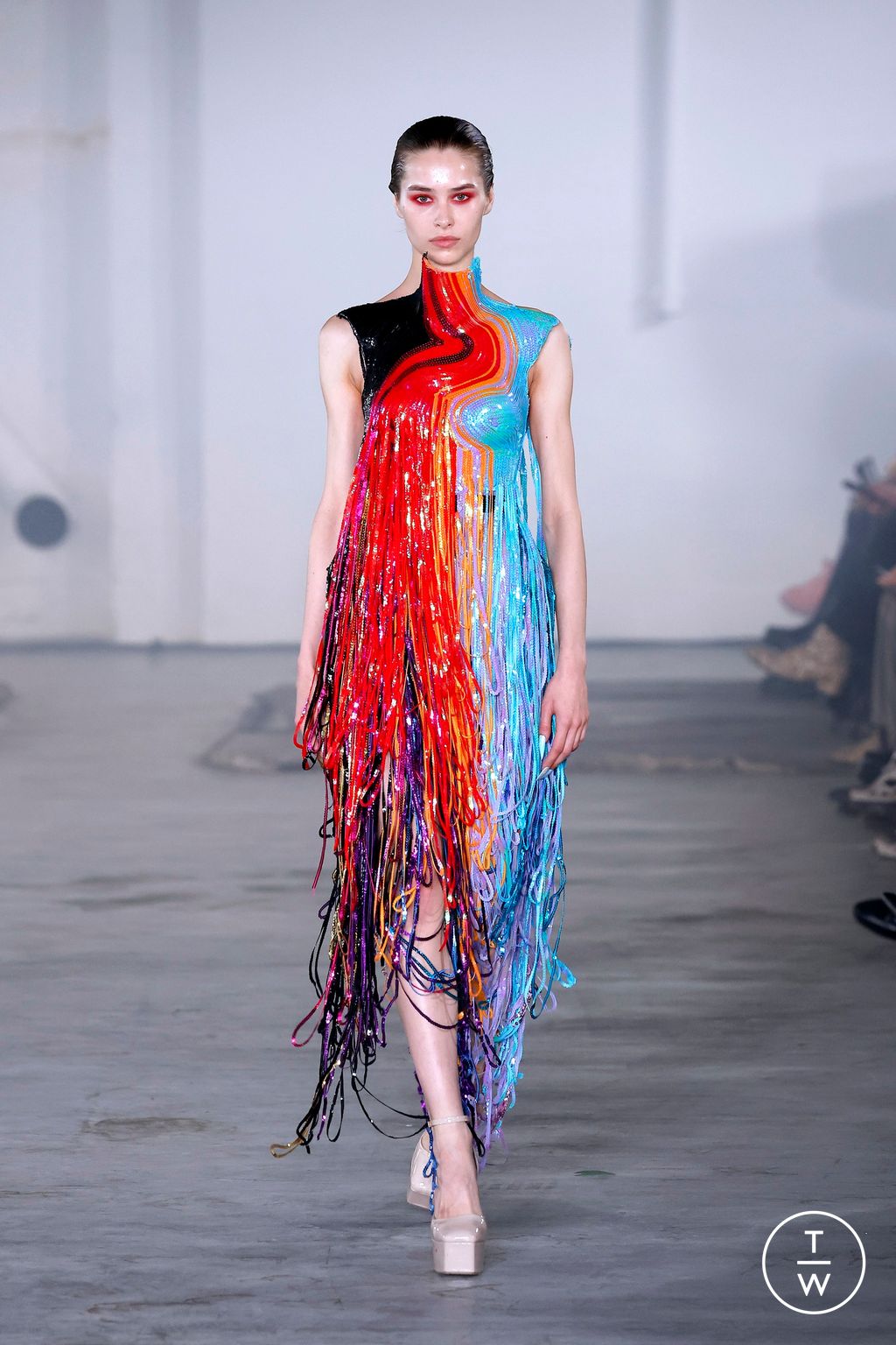 Fashion Week Paris Spring-Summer 2025 look 14 from the Germanier collection womenswear