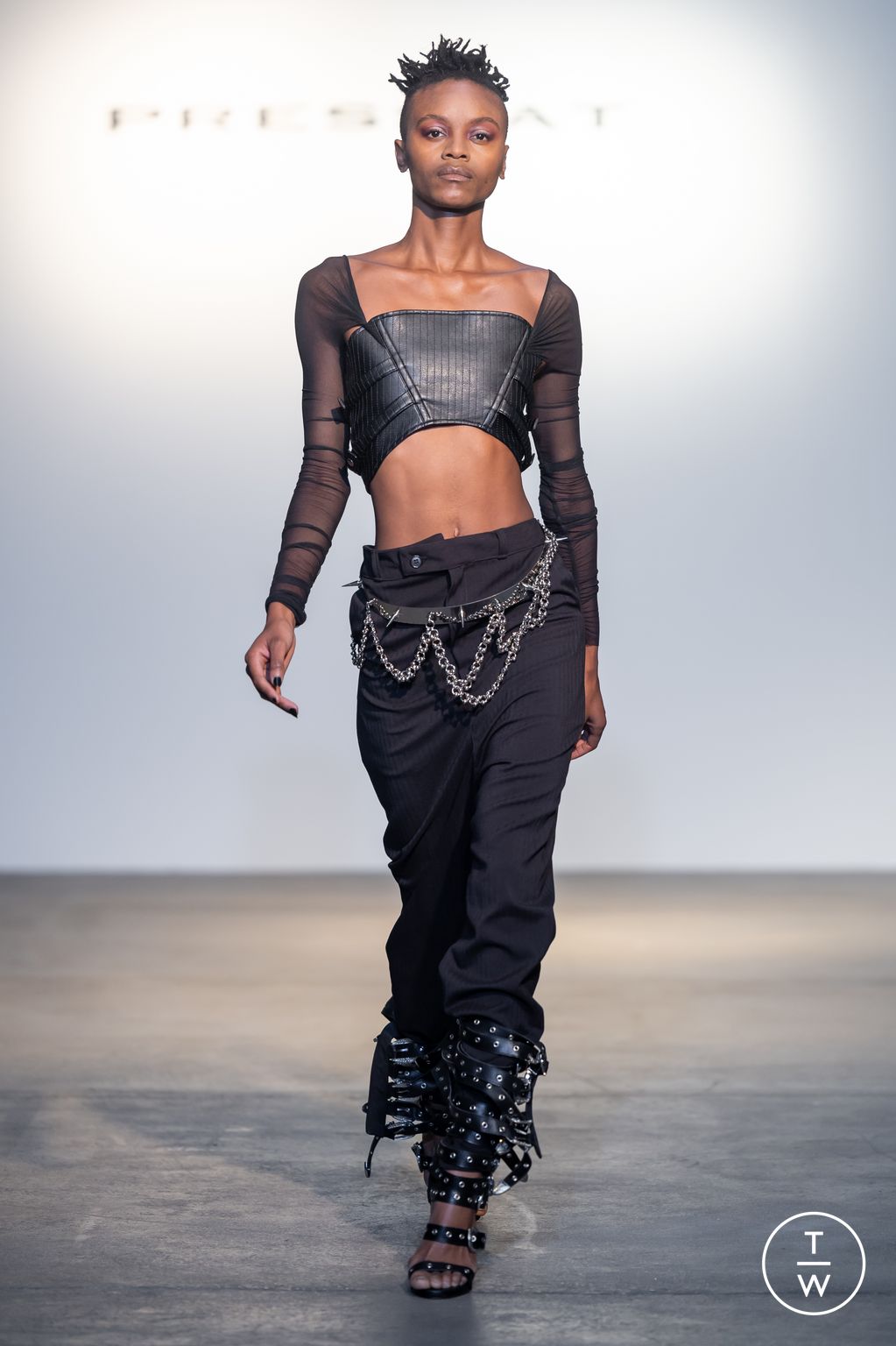 Fashion Week Paris Spring/Summer 2023 look 8 from the Pressiat collection womenswear