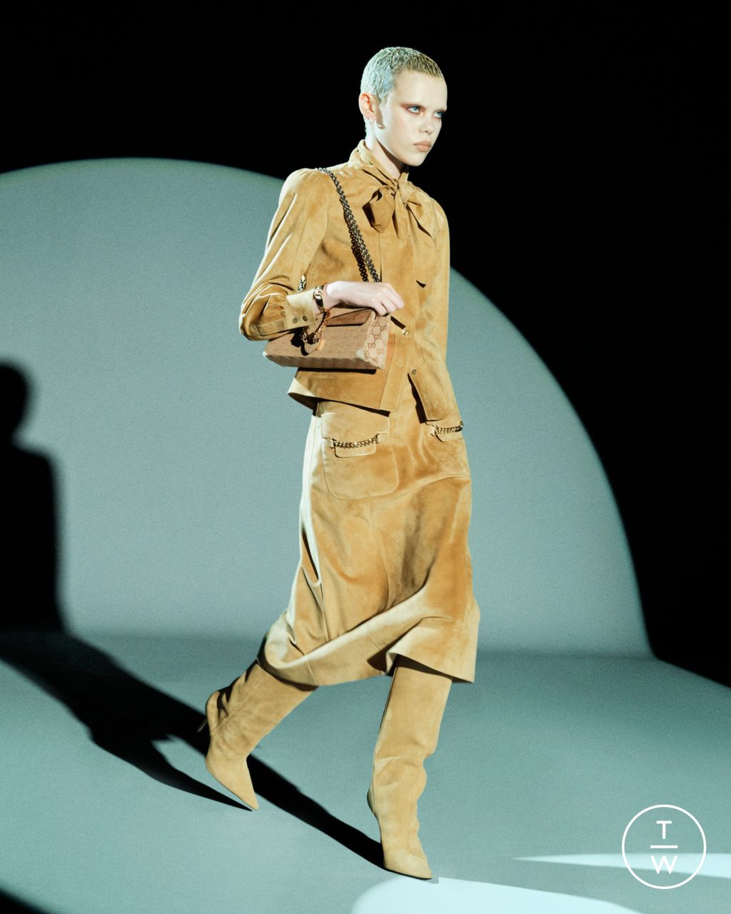 Fashion Week Milan Pre-Fall 2026 look 15 from the Gucci collection womenswear