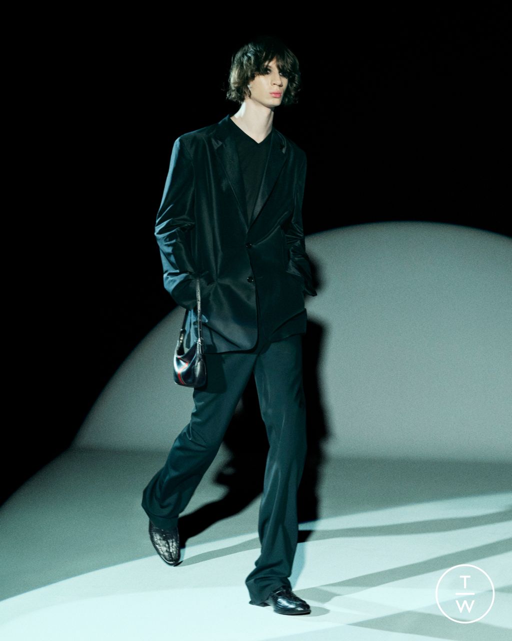 Fashion Week Milan Pre-Fall 2026 look 2 from the Gucci collection womenswear