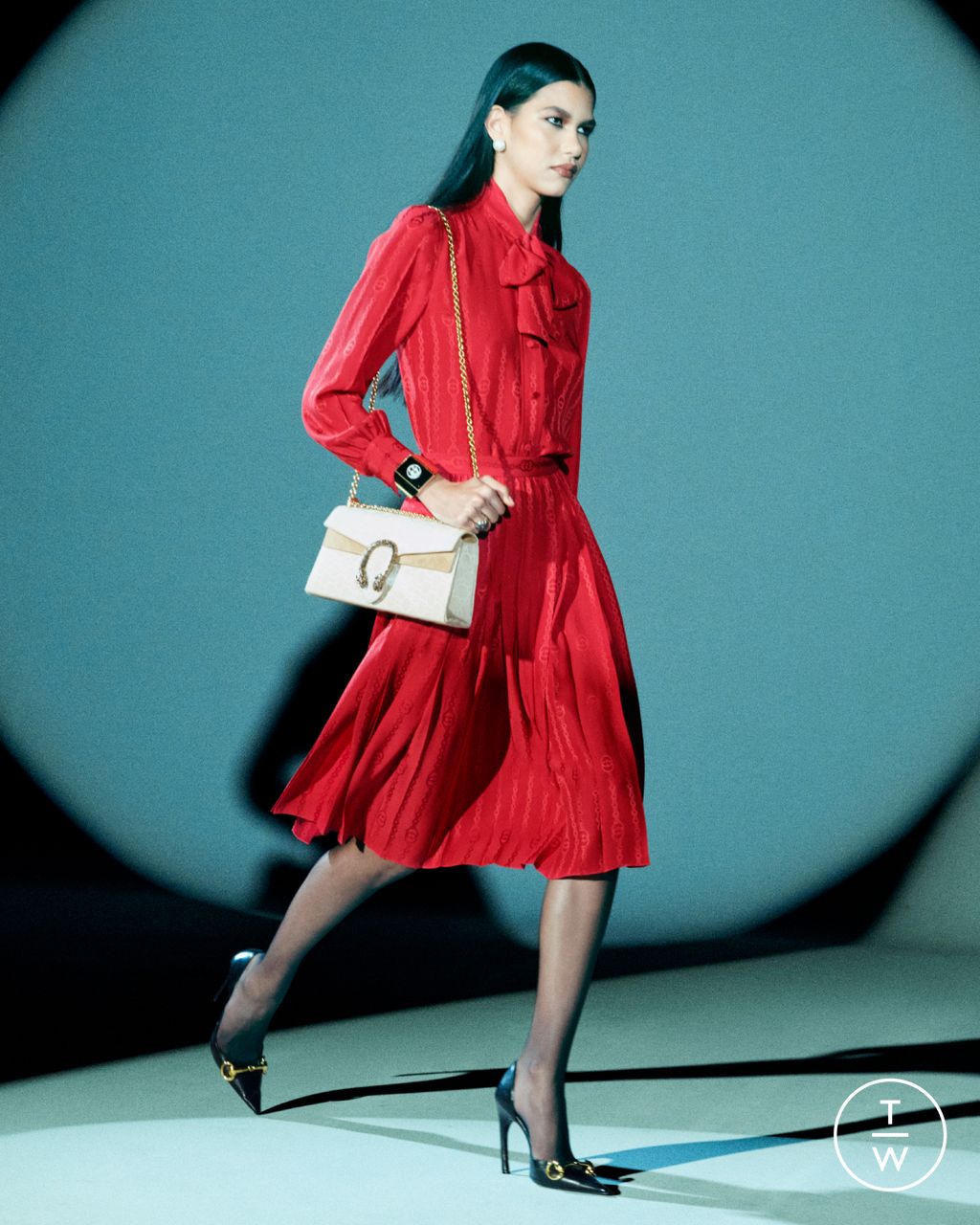 Fashion Week Milan Pre-Fall 2026 look 23 from the Gucci collection 女装