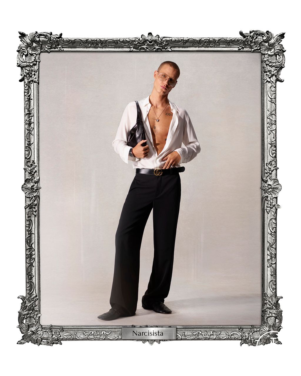 Fashion Week Milan Spring/Summer 2026 look 9 from the Gucci collection womenswear