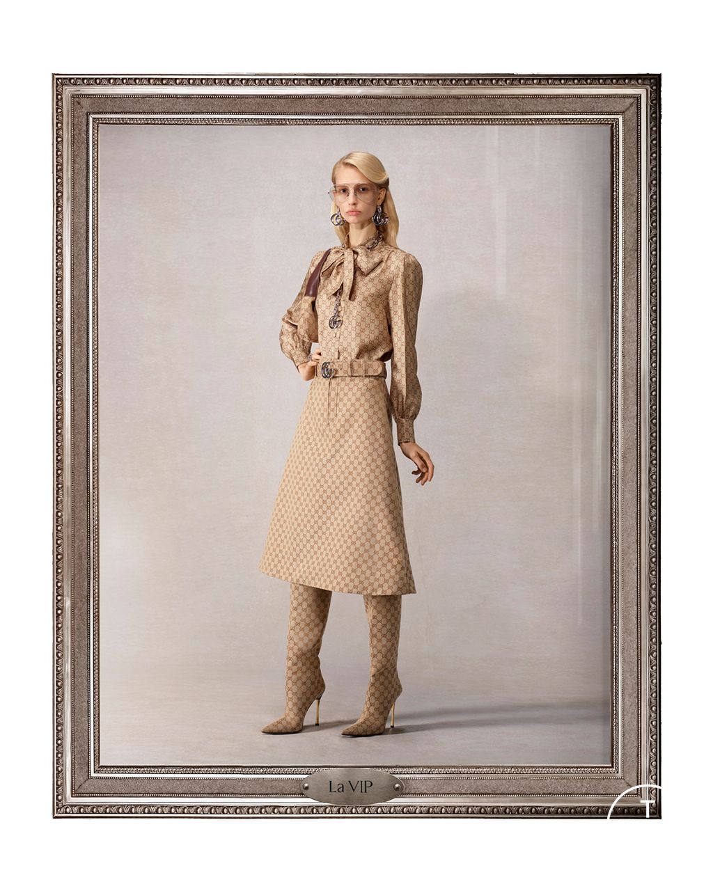 Fashion Week Milan Spring/Summer 2026 look 4 from the Gucci collection womenswear