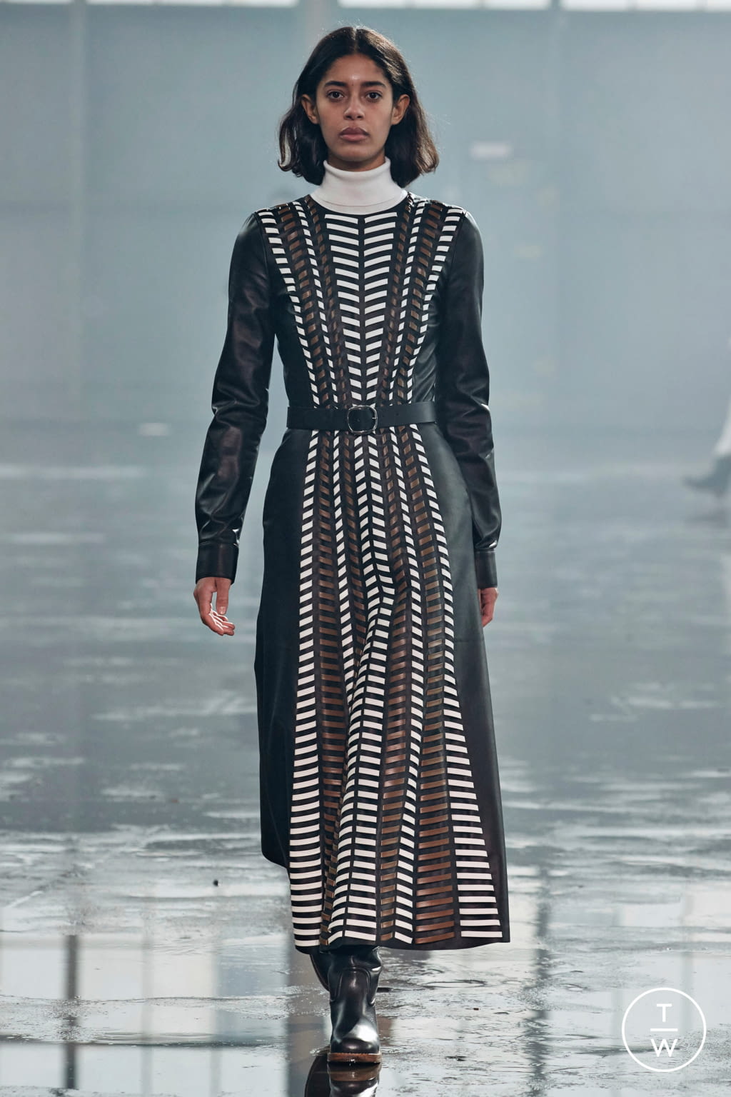 Fashion Week New York Fall/Winter 2021 look 6 de la collection Gabriela Hearst womenswear