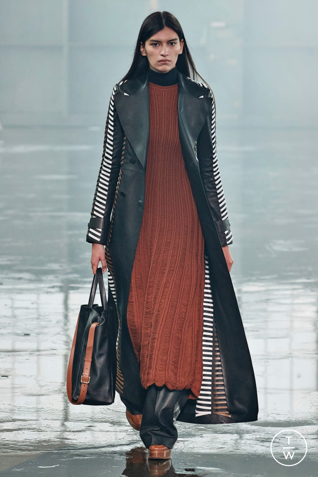 Fashion Week New York Fall/Winter 2021 look 7 from the Gabriela Hearst collection womenswear