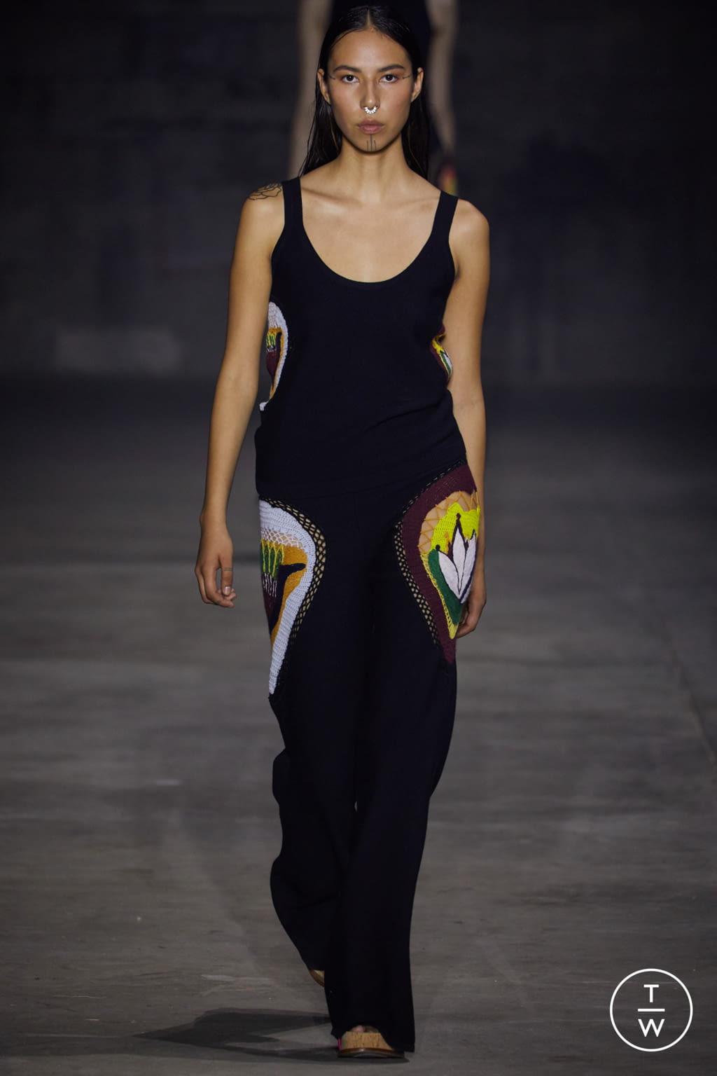Fashion Week New York Spring/Summer 2022 look 1 de la collection Gabriela Hearst womenswear