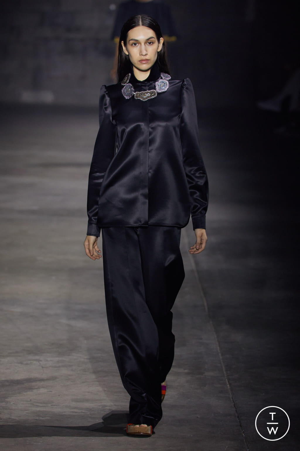 Fashion Week New York Spring/Summer 2022 look 29 from the Gabriela Hearst collection 女装