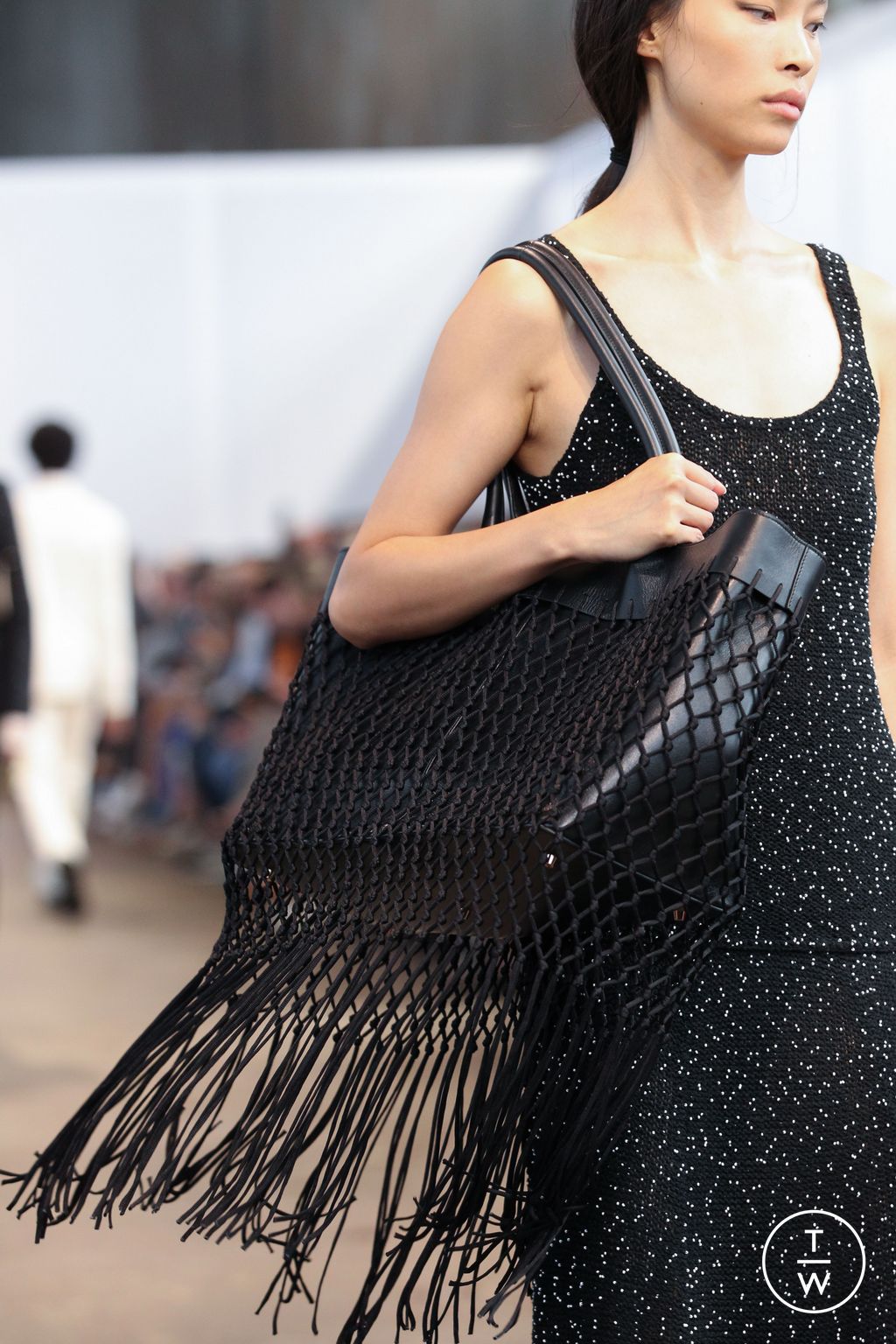 Fashion Week New York Spring/Summer 2024 look 9 from the Gabriela Hearst collection womenswear accessories