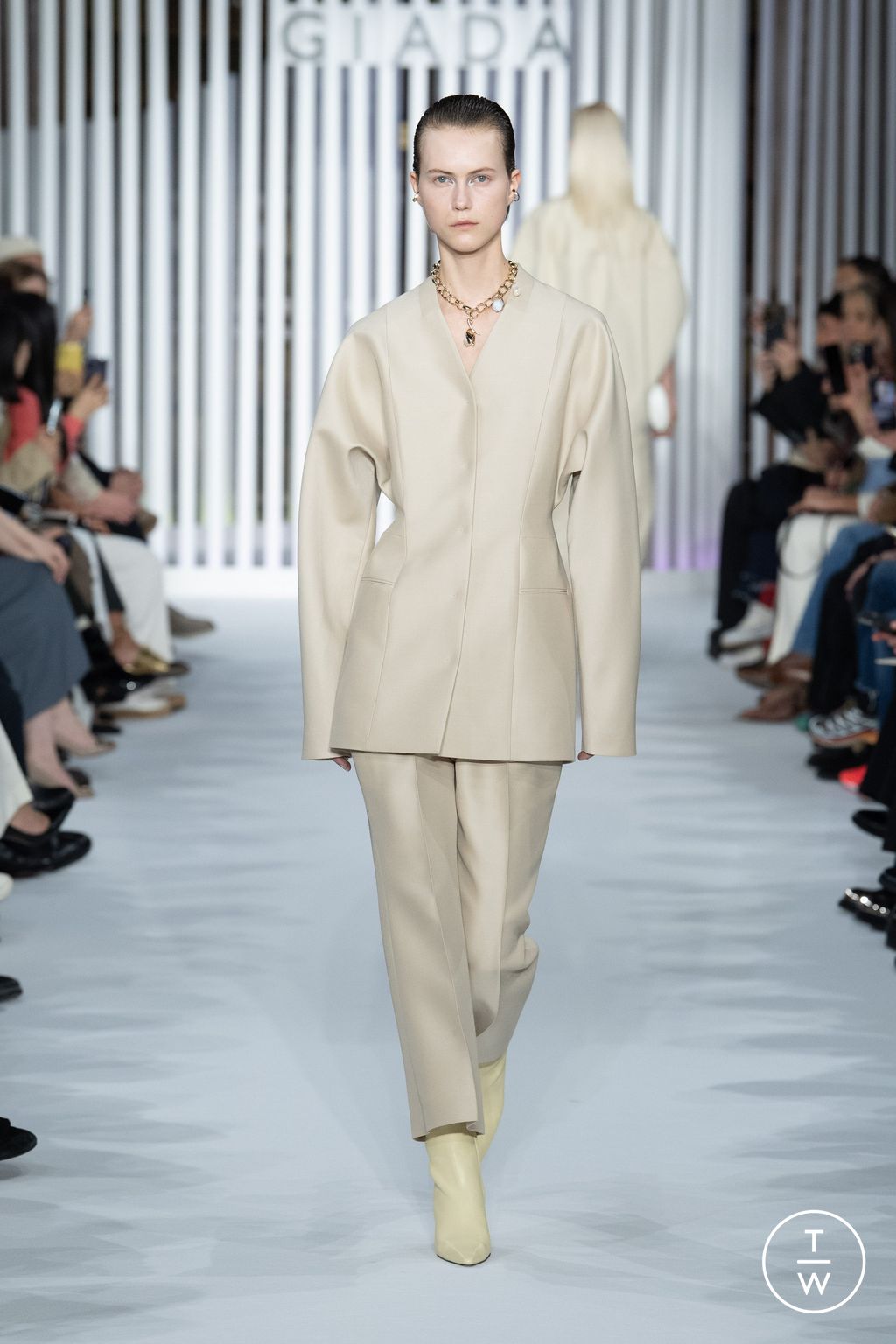 Fashion Week Milan Fall/Winter 2023 look 3 from the Giada collection womenswear