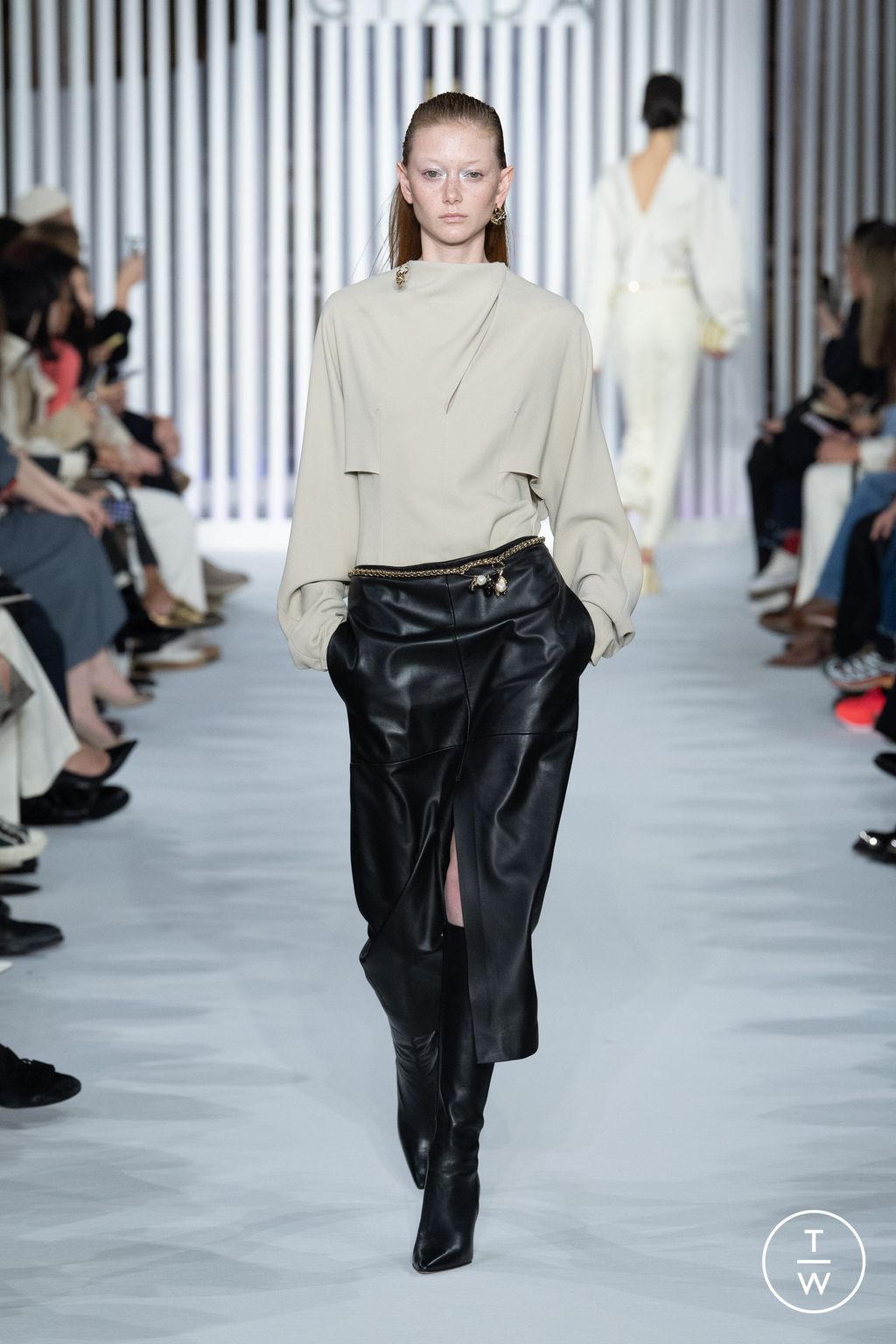Fashion Week Milan Fall/Winter 2023 look 7 from the Giada collection 女装