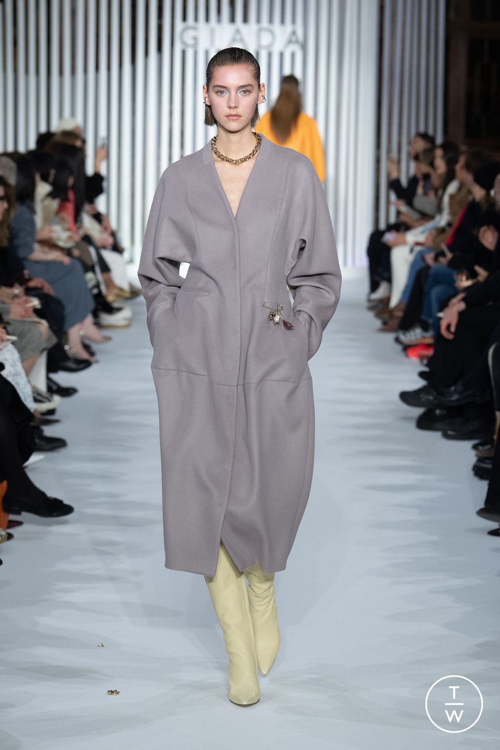 Fashion Week Milan Fall/Winter 2023 look 24 from the Giada collection 女装