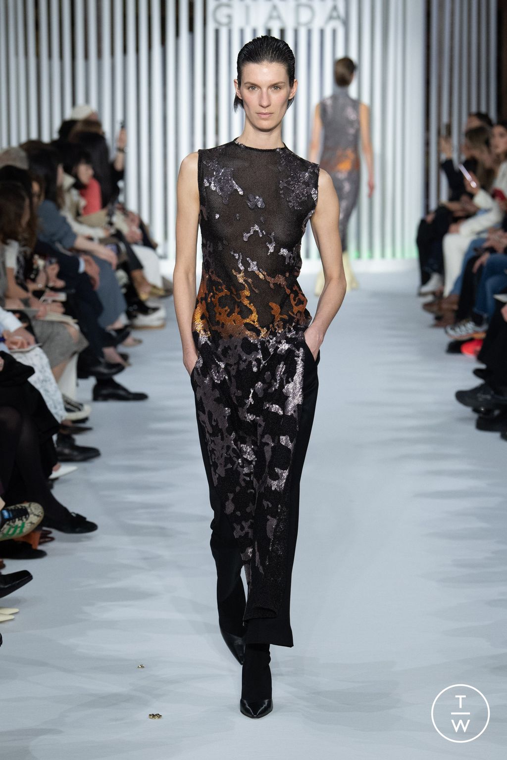 Fashion Week Milan Fall/Winter 2023 look 35 from the Giada collection 女装