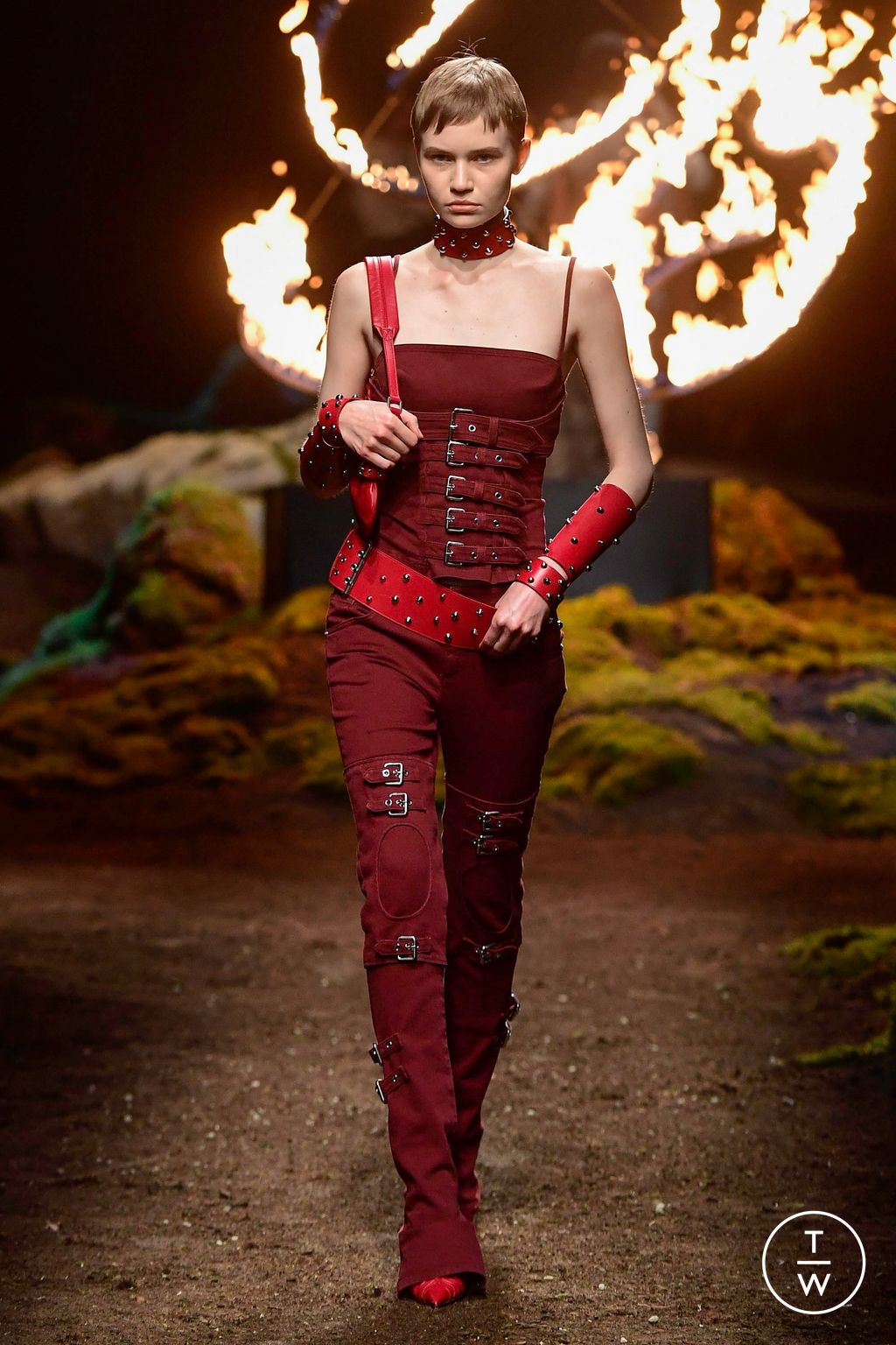 Fashion Week Milan Fall/Winter 2023 look 37 from the Blumarine collection 女装