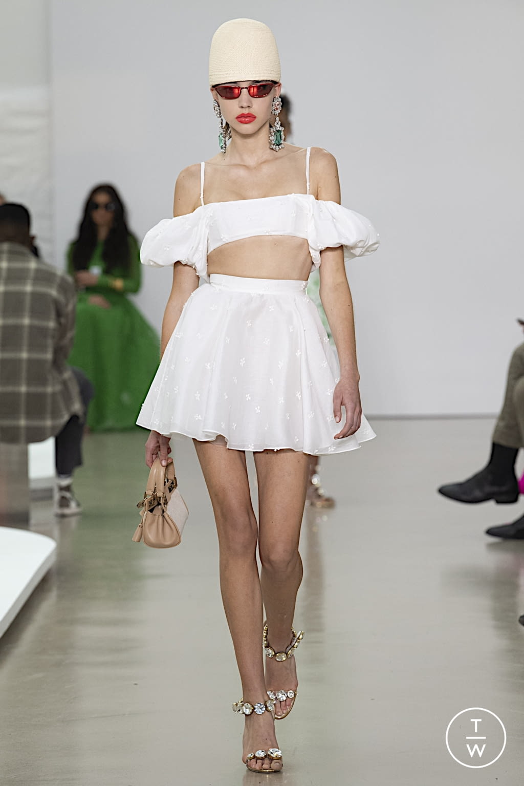 Fashion Week Paris Spring/Summer 2022 look 2 from the Giambattista Valli collection womenswear