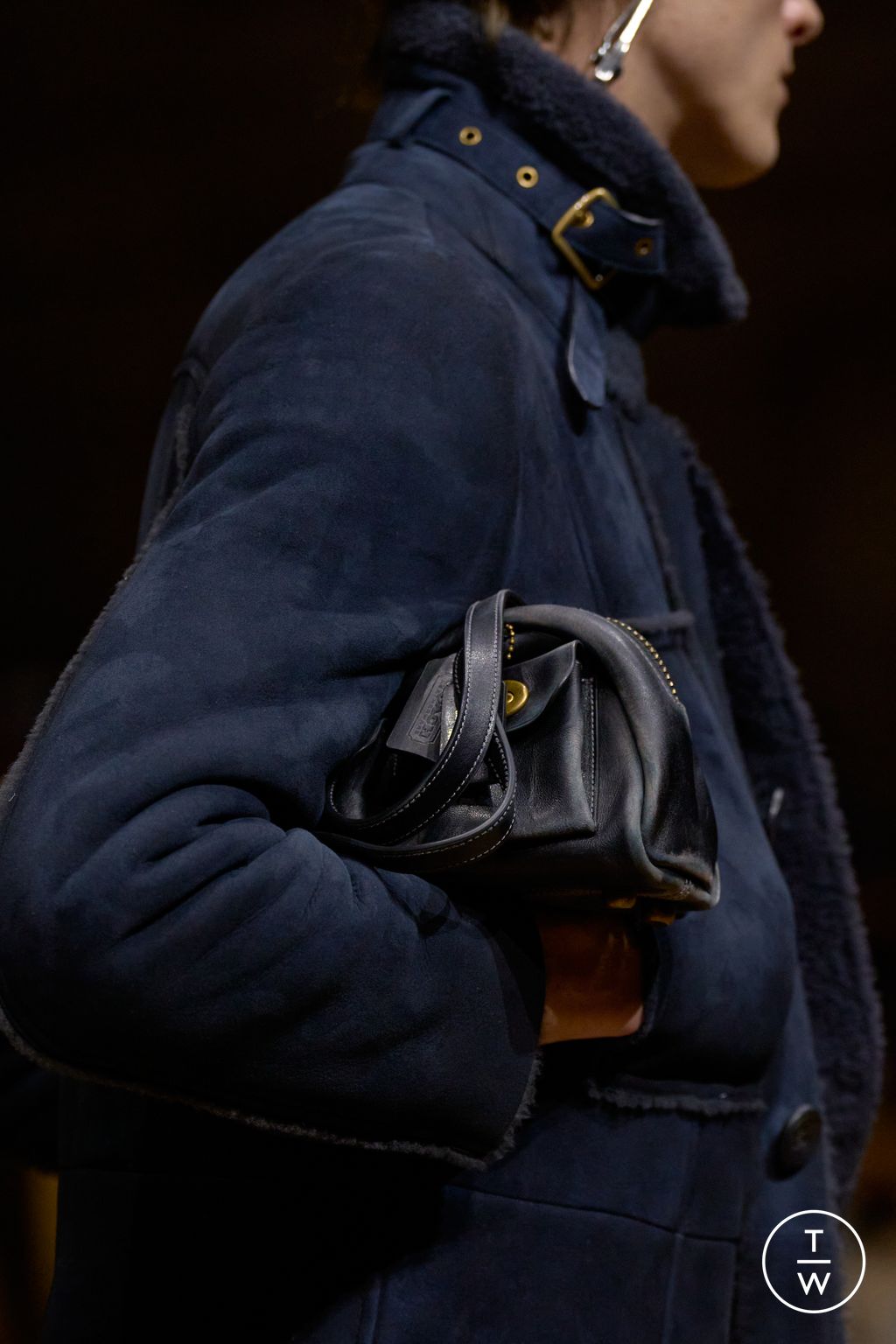 Fashion Week New York Fall/Winter 2025 look 17 from the Coach collection womenswear accessories