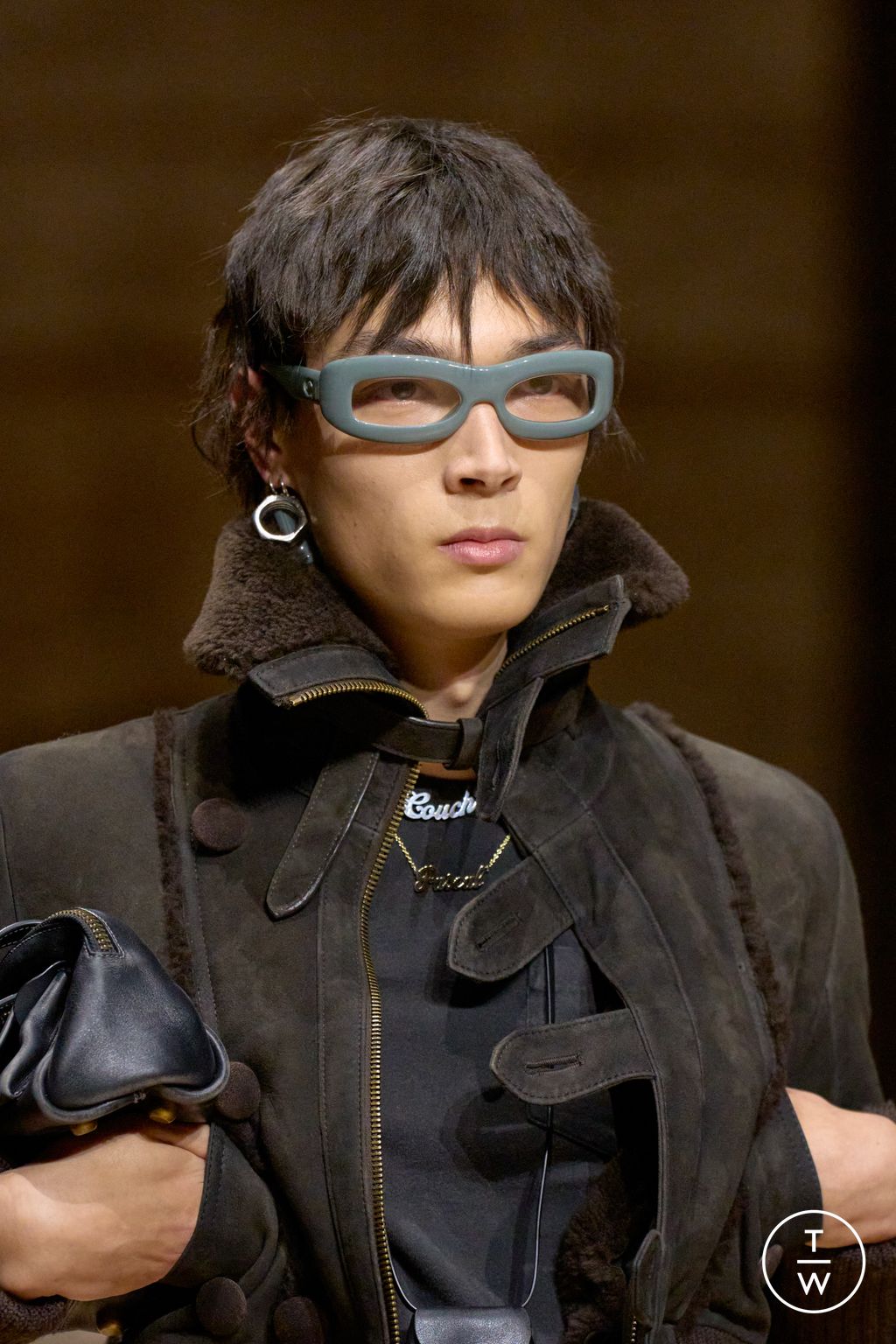 Fashion Week New York Fall/Winter 2025 look 19 de la collection Coach womenswear accessories