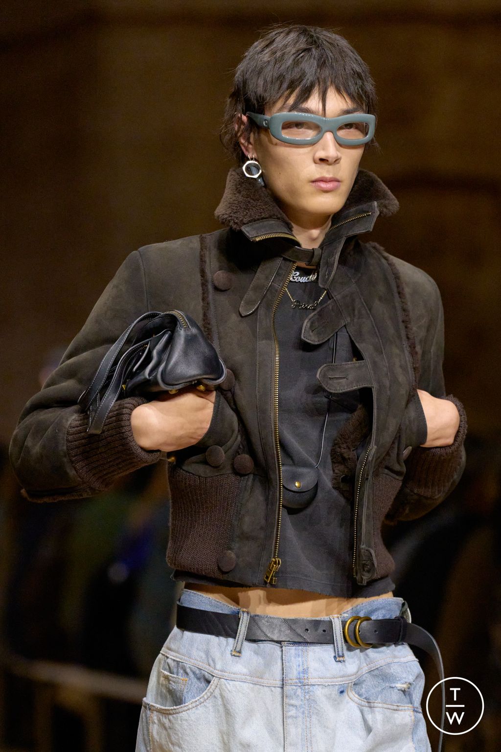 Fashion Week New York Fall/Winter 2025 look 20 from the Coach collection womenswear accessories