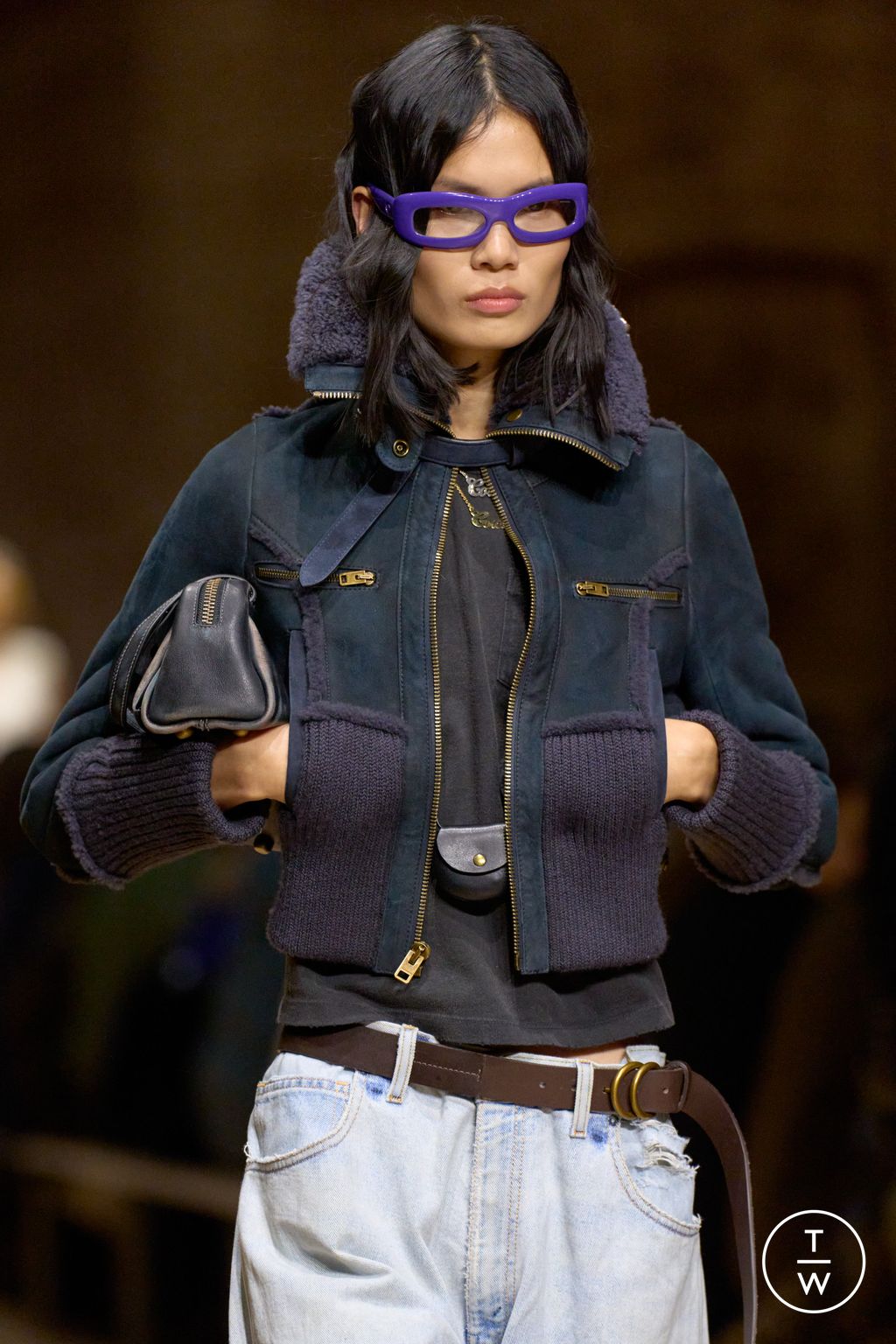 Fashion Week New York Fall/Winter 2025 look 23 from the Coach collection 女装配饰