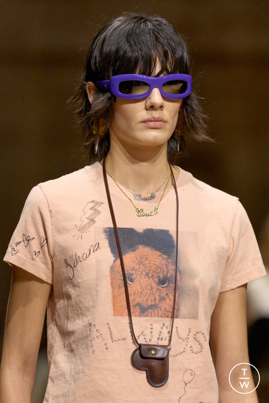 Fashion Week New York Fall/Winter 2025 look 26 from the Coach collection womenswear accessories