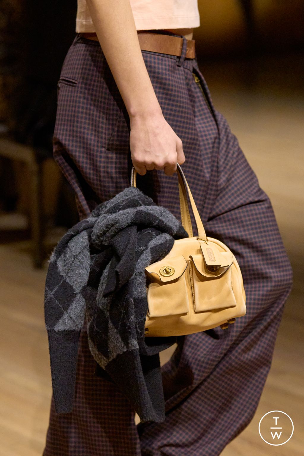 Fashion Week New York Fall/Winter 2025 look 28 from the Coach collection womenswear accessories