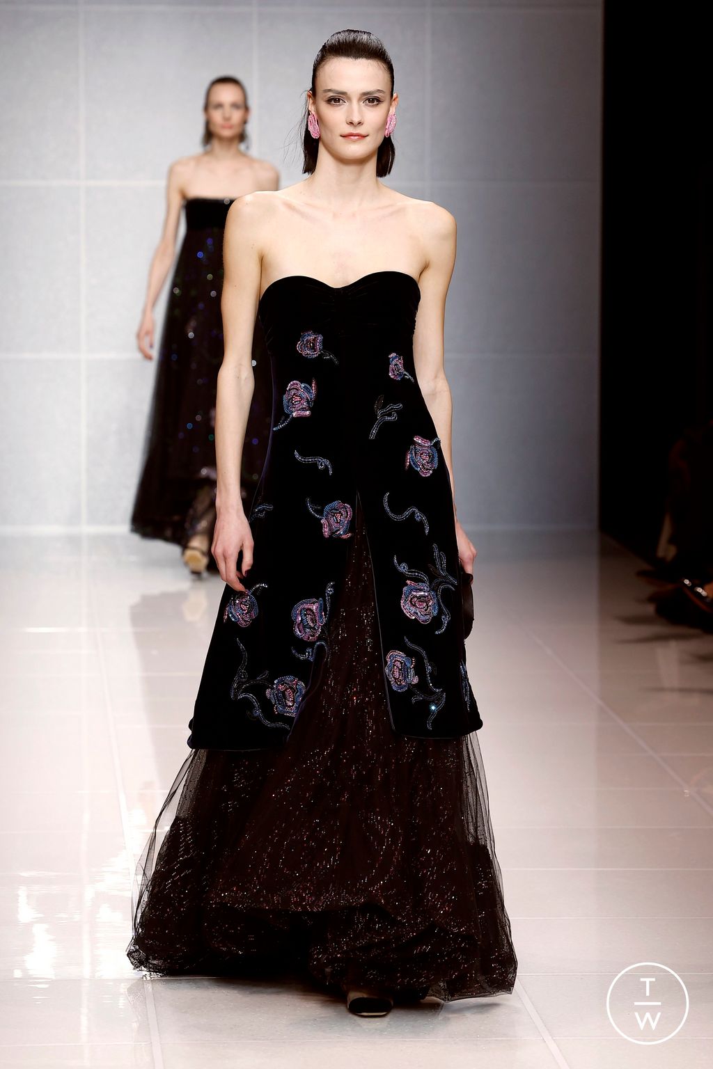 Fashion Week Milan Fall/Winter 2024 look 71 de la collection Giorgio Armani womenswear