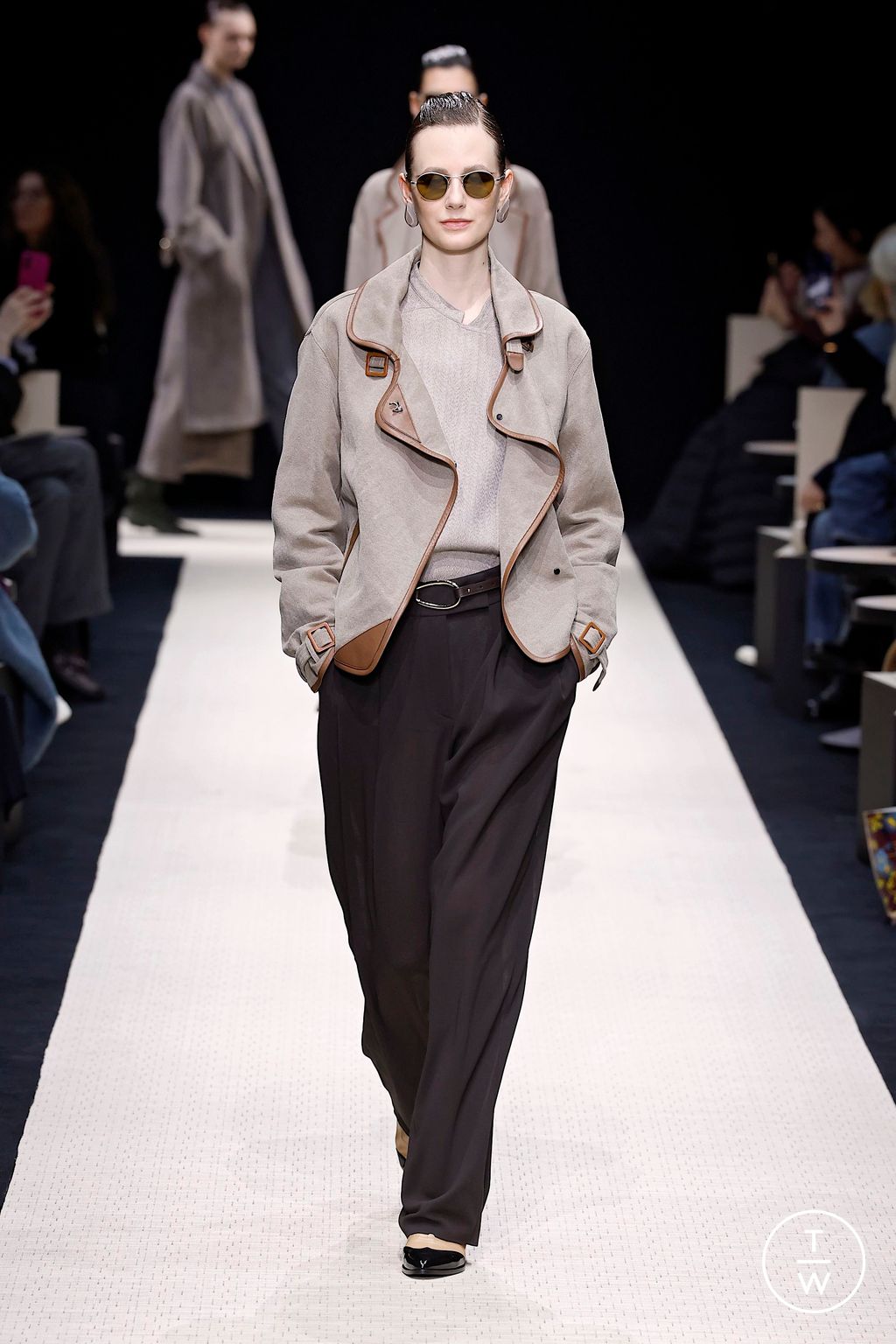Fashion Week Milan Fall/Winter 2025 look 11 from the Giorgio Armani collection womenswear