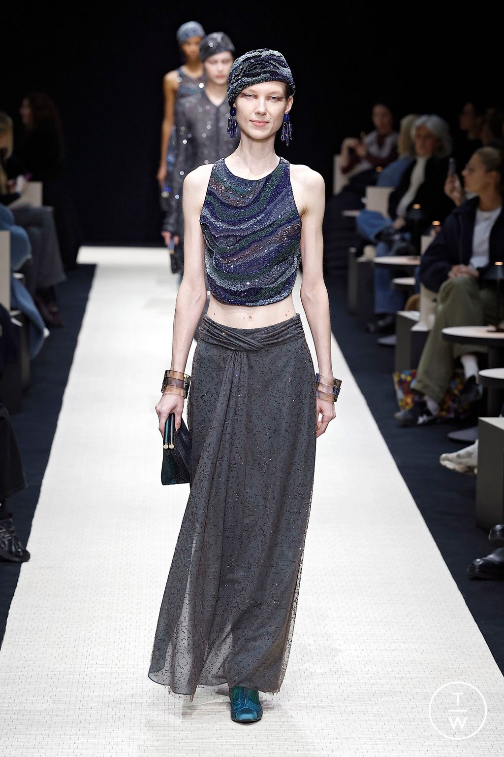 Fashion Week Milan Fall/Winter 2025 look 67 from the Giorgio Armani collection womenswear