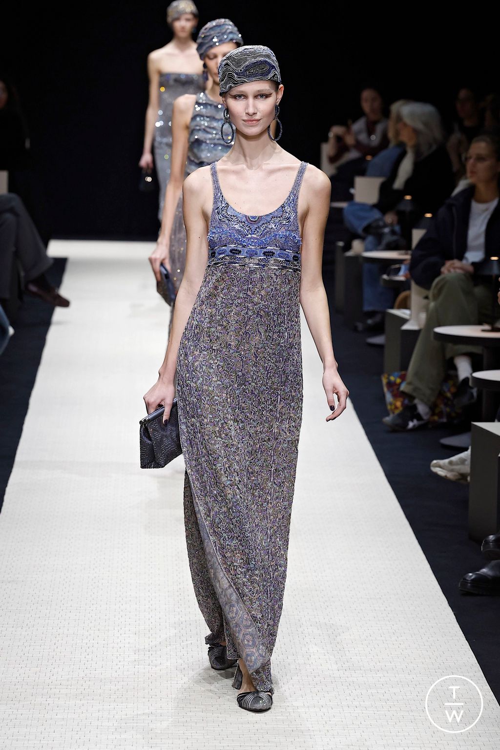 Fashion Week Milan Fall/Winter 2025 look 71 from the Giorgio Armani collection womenswear