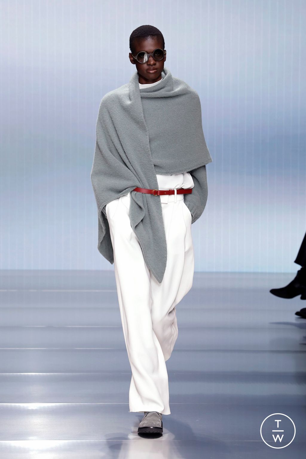 Fashion Week Milan Fall/Winter 2026 look 18 from the Giorgio Armani collection womenswear