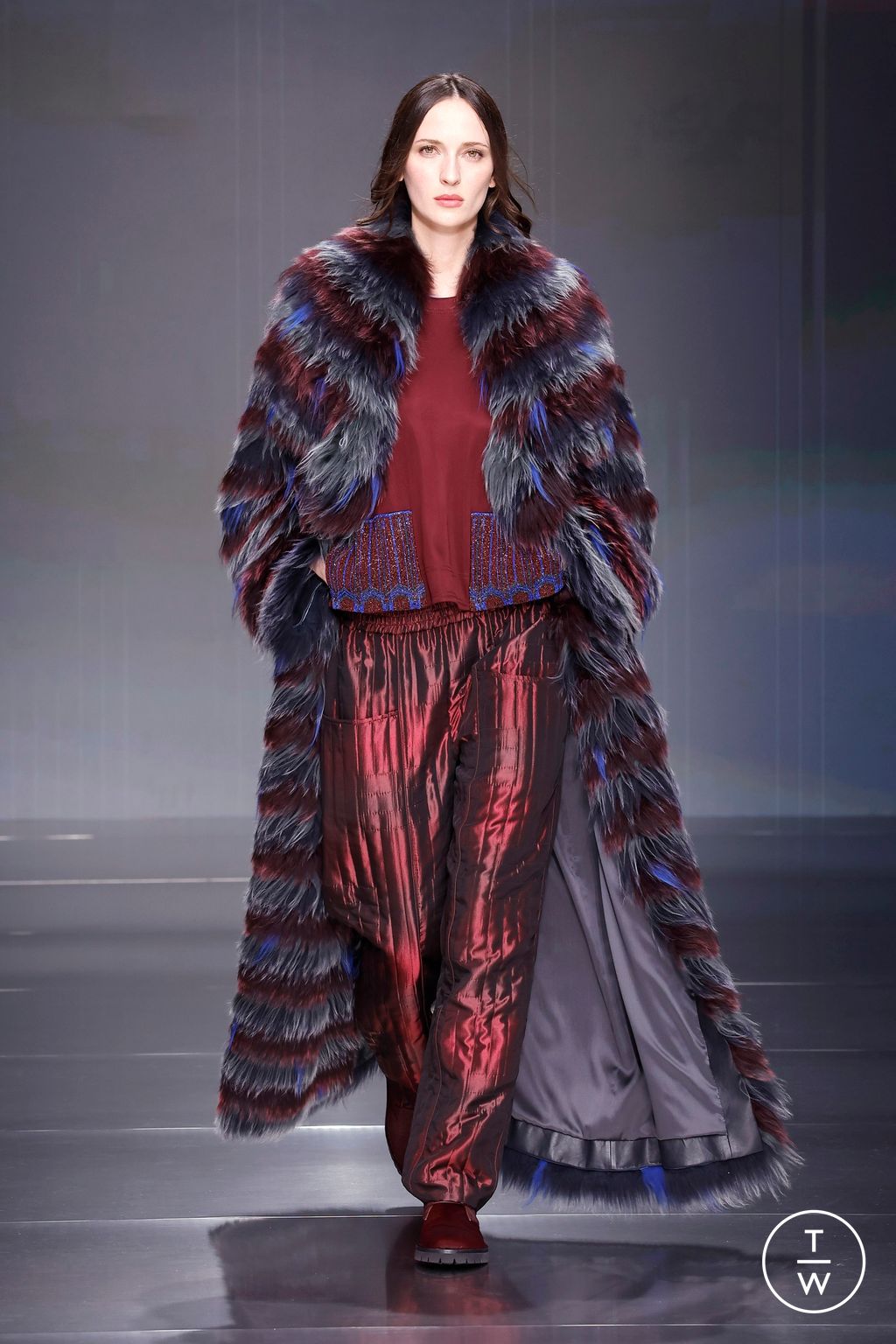 Fashion Week Milan Fall/Winter 2026 look 26 from the Giorgio Armani collection 女装