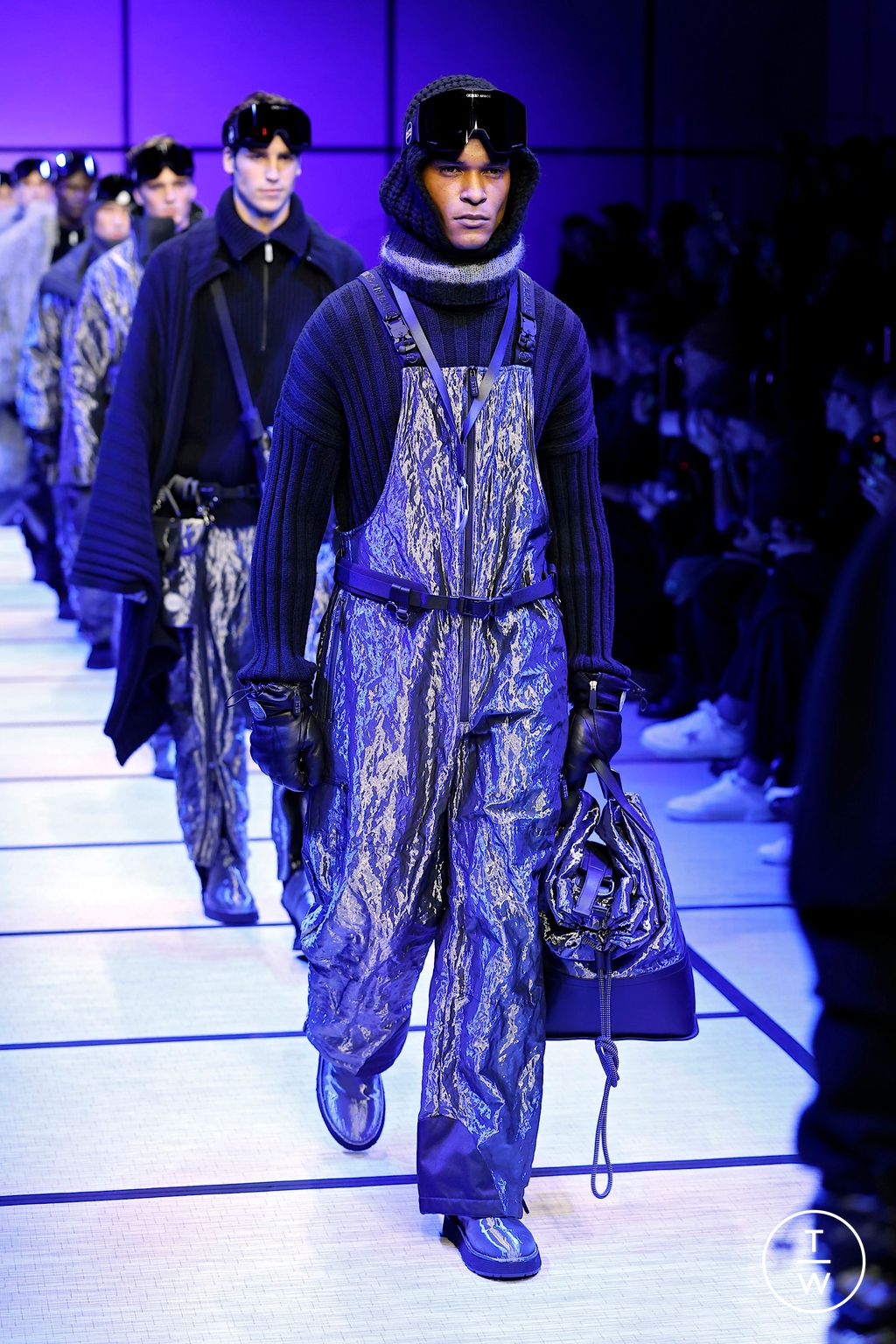 Fashion Week Milan Fall/Winter 2025 look 47 de la collection Giorgio Armani menswear