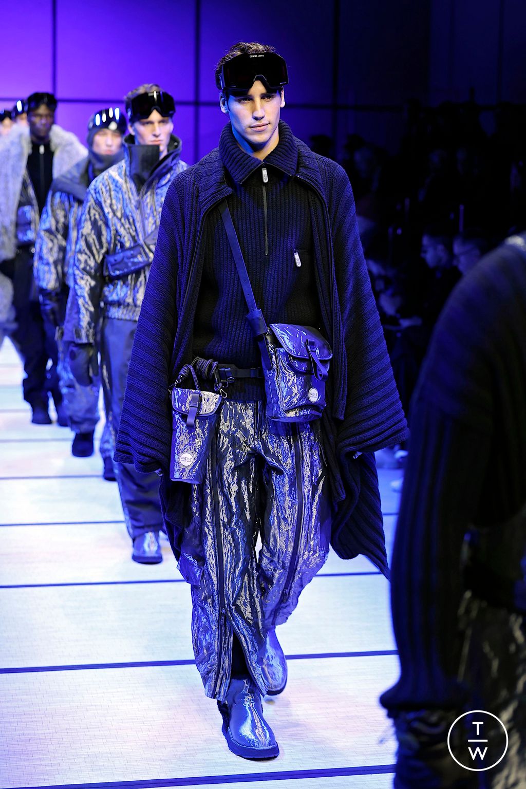 Fashion Week Milan Fall/Winter 2025 look 48 from the Giorgio Armani collection menswear