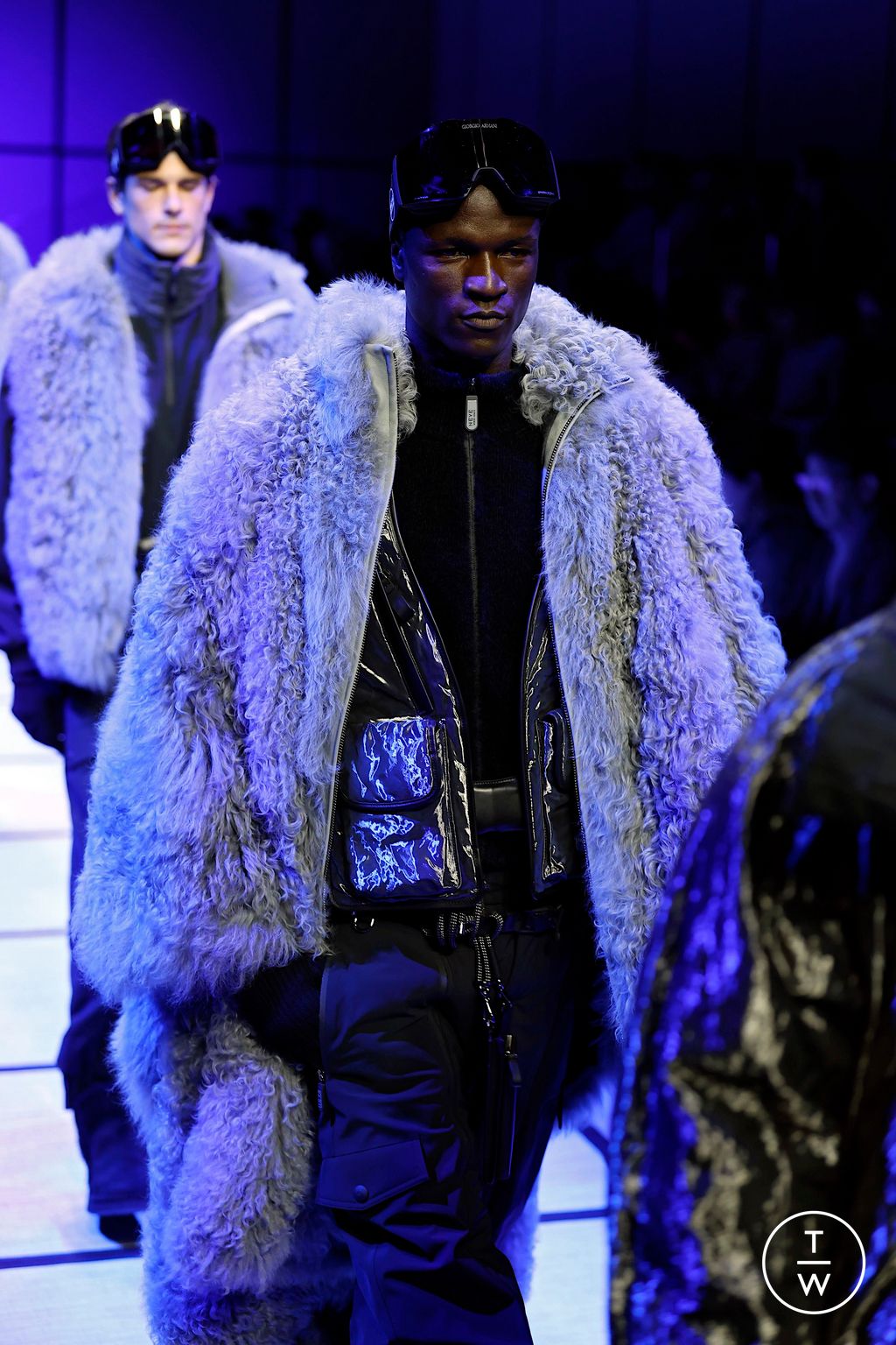 Fashion Week Milan Fall/Winter 2025 look 51 de la collection Giorgio Armani menswear