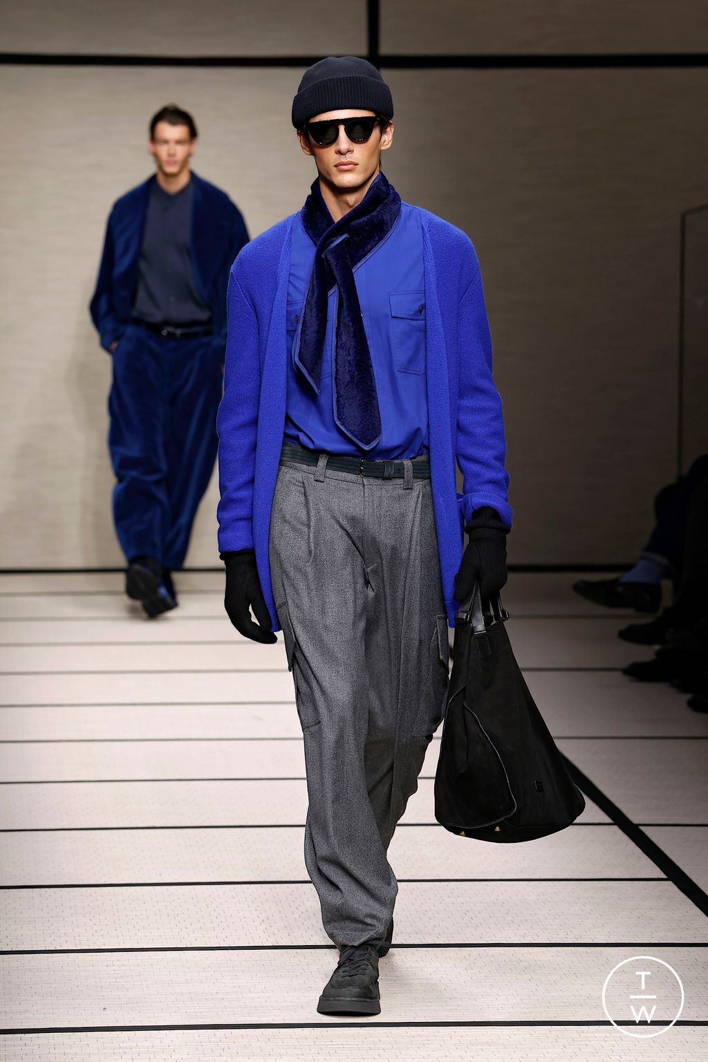 Fashion Week Milan Fall/Winter 2025 look 64 from the Giorgio Armani collection menswear
