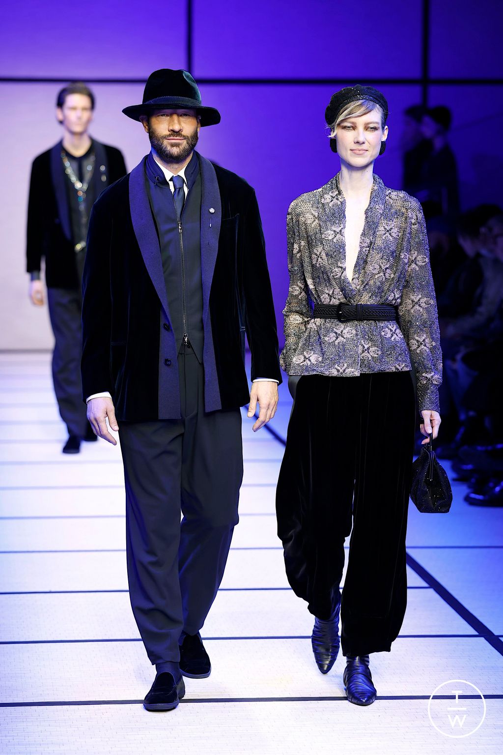 Fashion Week Milan Fall/Winter 2025 look 109 de la collection Giorgio Armani menswear